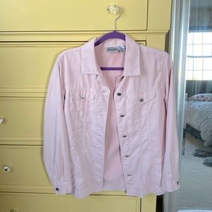 Chico’s Junior’s Size 1 Oversized Soft Pink Button-down - Great Condition